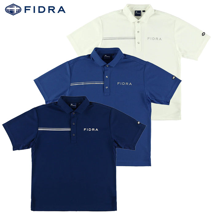 FIDRA - サイズM フィドラ　ゴルフポロシャツ【FIDRA】 フィドラ（FIDRA）（メンズ）ゴルフウェア 半袖 吸汗速乾