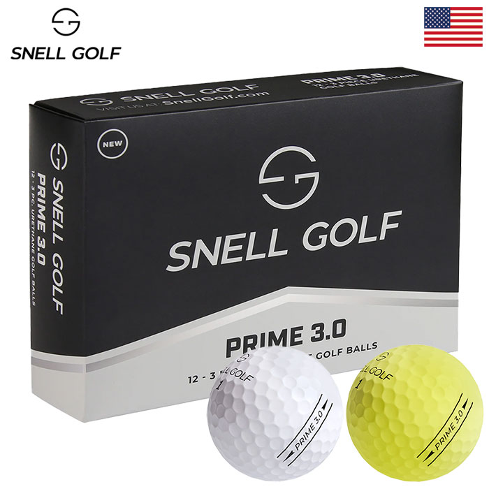Snell GOLF スネルゴルフ PRIME 3.0 ゴルフボール 3ピース