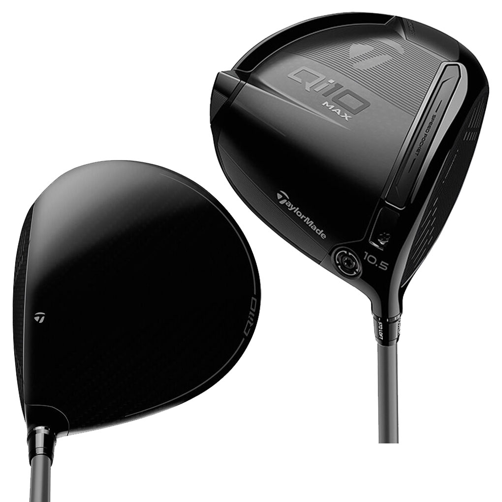 テーラーメイド Qi10 Max Designer Series Driver ドライバー BK-OUT メンズ 右用 MITSUBISHI  DIAMANA T+ カーボンシャフト 2024年モデル USA直輸入品