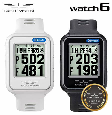 ラウンド用品・アクセサリー EAGLE VISION watch6 GPS GOLFWATCH EAGLE VISION watch 6 EV-236 ゴルフ GPS 腕時計型 朝日ゴルフ 日本