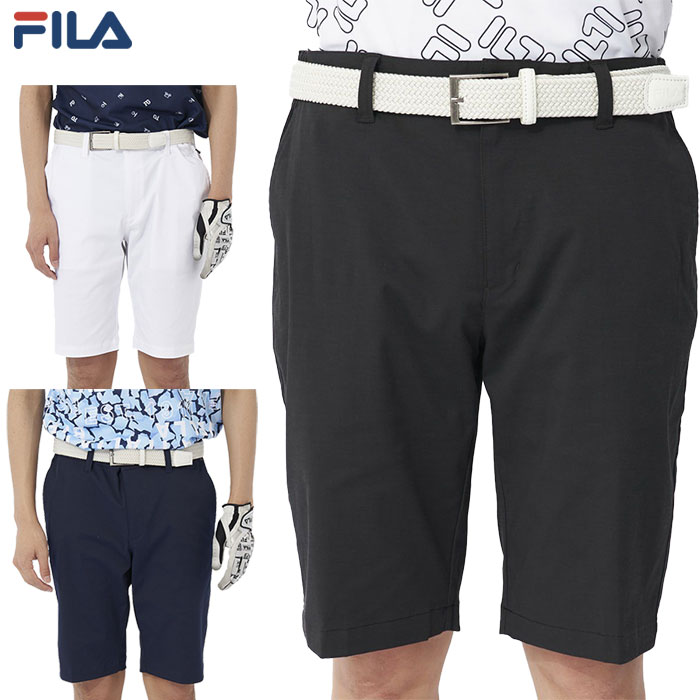 FILA GOLF ベルト付きツイルショートパンツ 744310 メンズ フィラゴルフ 2024春夏モデル 日本正規品