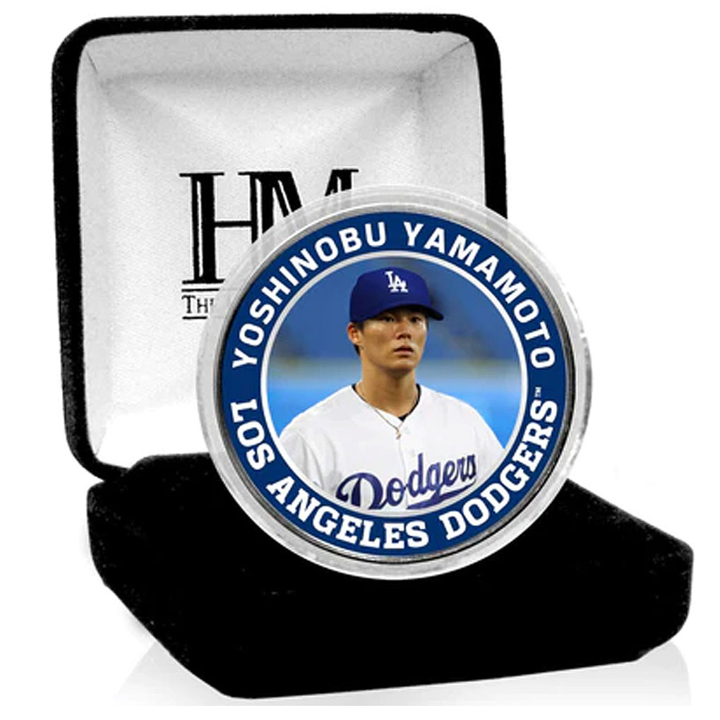 山本由伸 ロサンゼルスドジャース 記念コイン YOSHINOBU YAMAMOTO LA DODGERS SILVER MINT COIN  5000枚限定コイン 山本由伸 ロサンゼルスドジャース 記念コイン YOSHINOBU YAMAMOTO LA DODGERS SILVER MINT  COIN 5000枚限定コイン : JYPERS(ジーパーズ) - 通販 - Yahoo ...