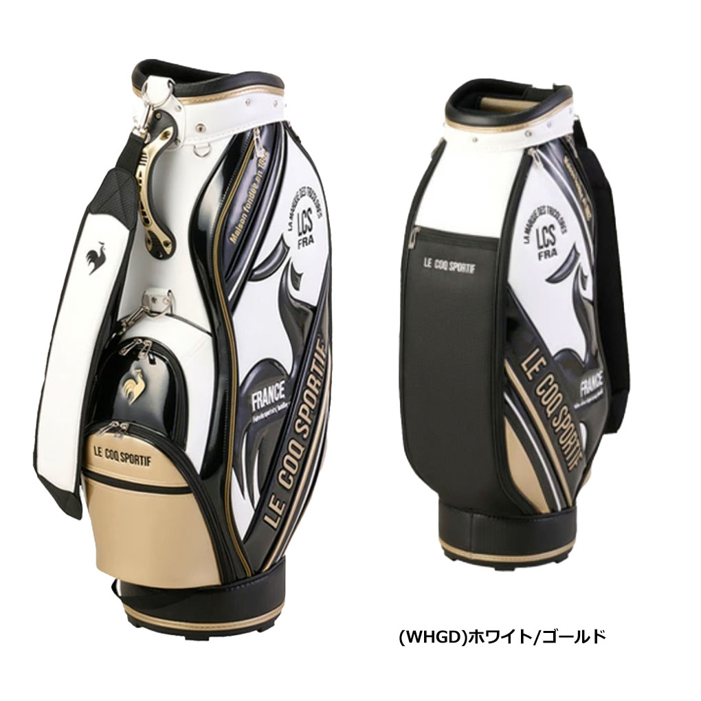 【新品】ルコックスポルティフ キャディバッグ LG4FCB10M WHNV le coq sportif GOLF（ルコックスポルティフ ゴルフ） ルコック