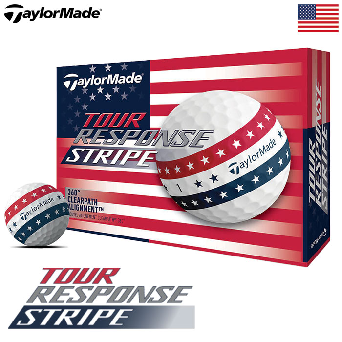 テーラーメイド TOUR RESPONSE ストライプ USA 20個 TaylorMade テーラーメイド 2024 Tour Response Stripe USA