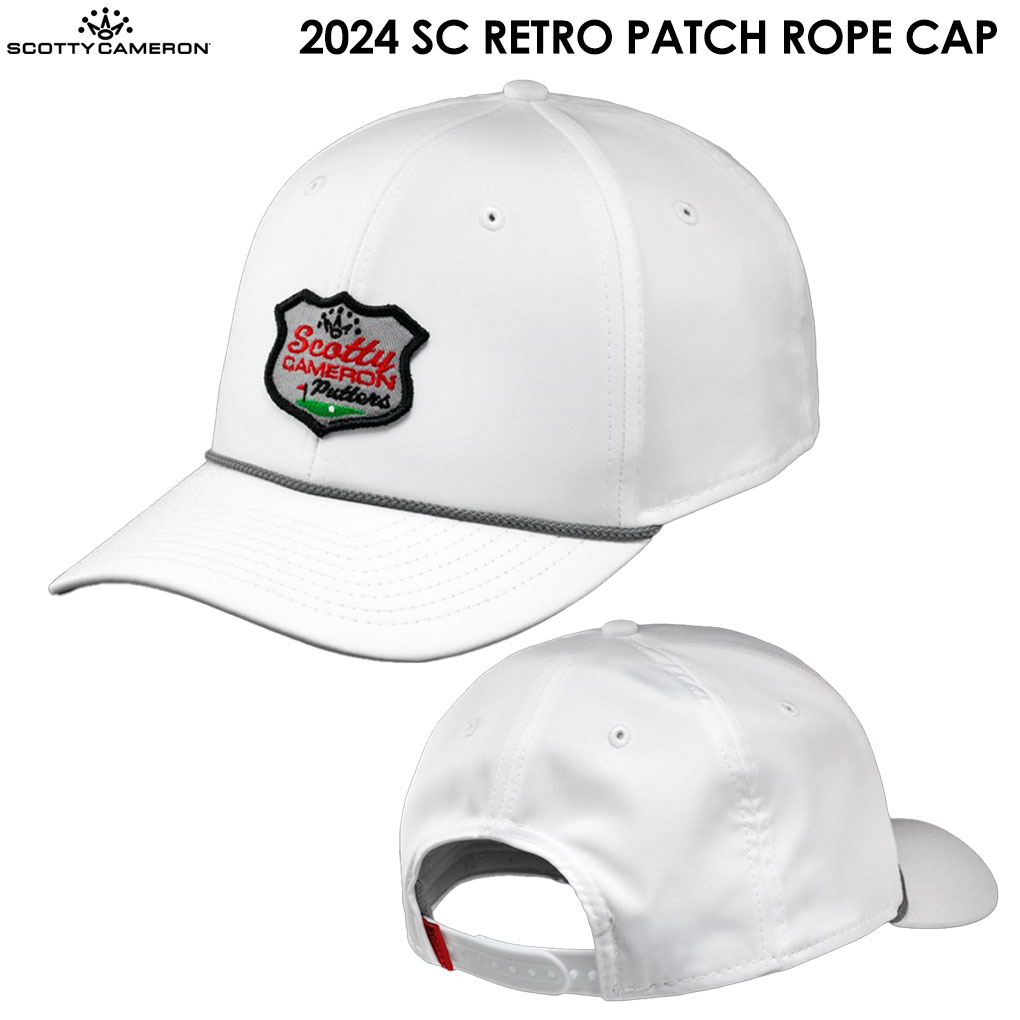 SCOTTY CAMERON スコッティキャメロン 2024 SC RETRO PATCH ROPE CAP SCレトロパッチ ロープキャップ ...