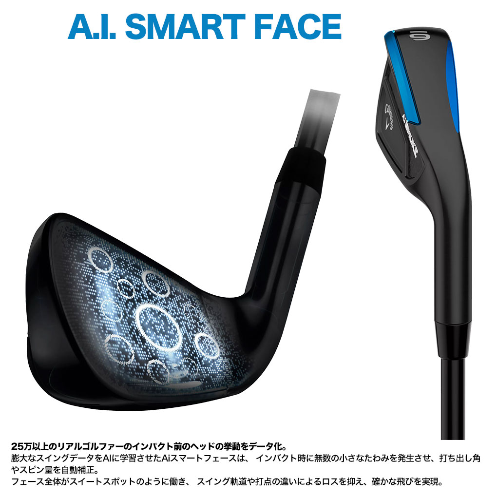 Callaway（キャロウェイ） Paradym Ai Smoke Black Irons アイアン 7本