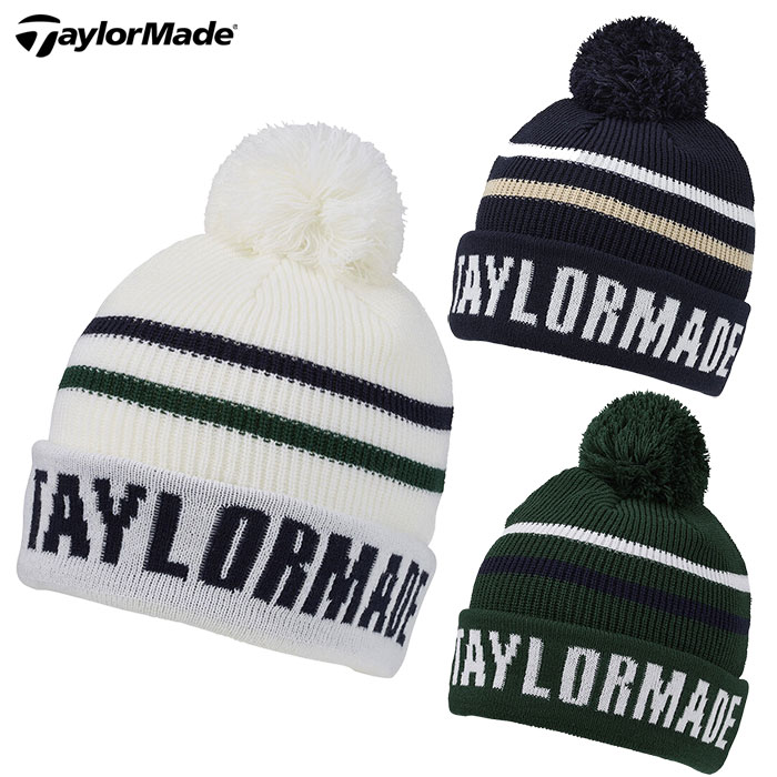 テーラーメイド ポンポンニットキャップ UN284 メンズ ゴルフキャップ 帽子 2024秋冬モデル TaylorMade 日本正規品 | TaylorMade