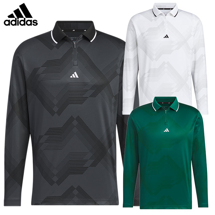 adidas アディダス アーカイブグラフィックプリント ジップ長袖