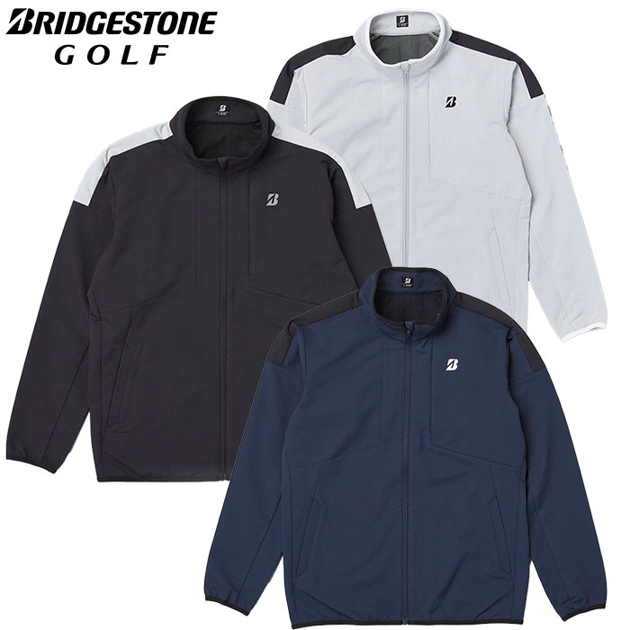 BS ブリヂストンゴルフ 長袖前開きブルゾン DGM01D メンズ ゴルフウェア 2024秋冬モデル BRIDGESTONE GOLF 日本正規品