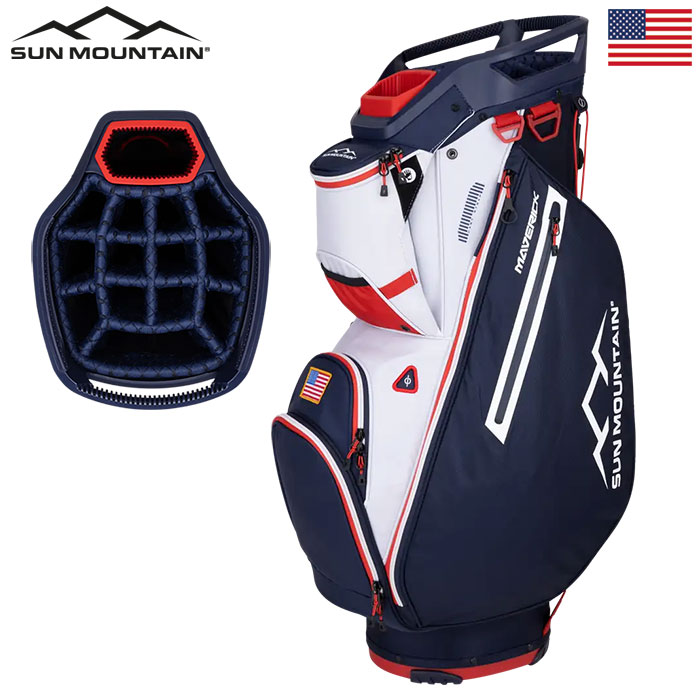 サンマウンテン キャディバッグ マーベリック　14分割 SUN MOUNTAIN サンマウンテン 2024 MAVERICK Cart Bag 14-WAY