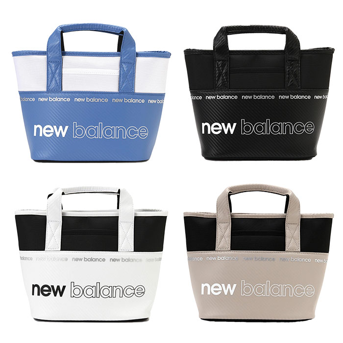 ニューバランス エンボス合皮×オックス カートバッグ 012-4981002 ゴルフ ラウンド用品 new balance 2024年モデル 日本正規品