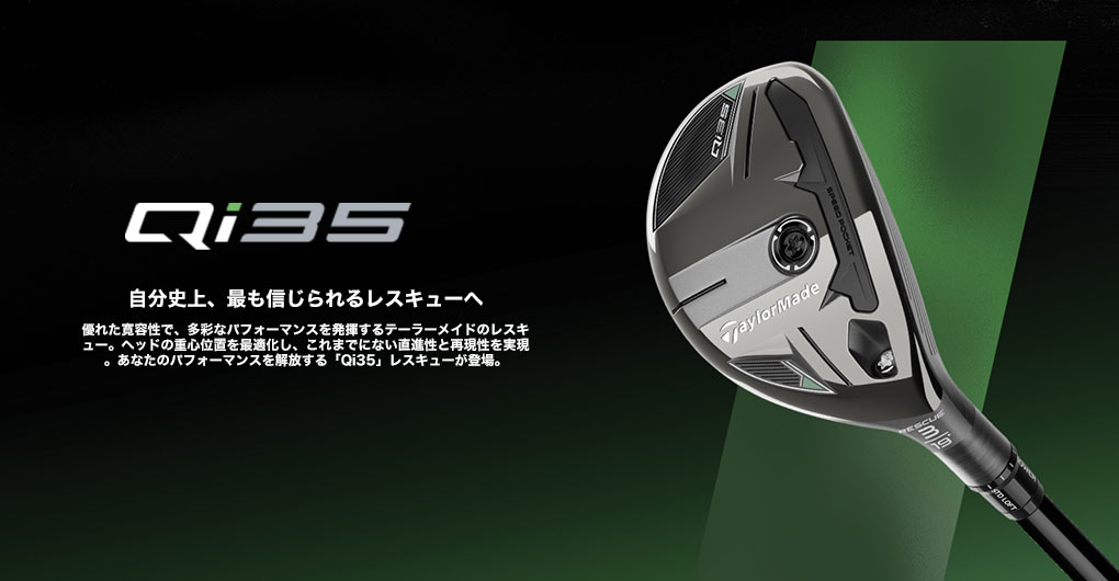 TaylorMade テーラーメイド Qi35 RESCUE レスキュー