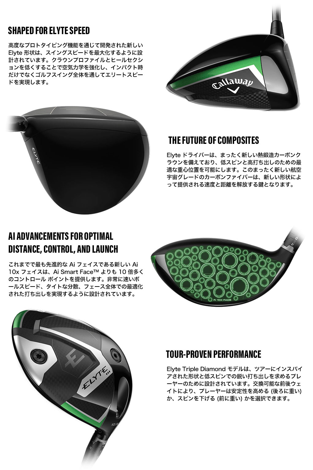 Callaway（キャロウェイ） ELYTE Triple Diamond Driver エリート