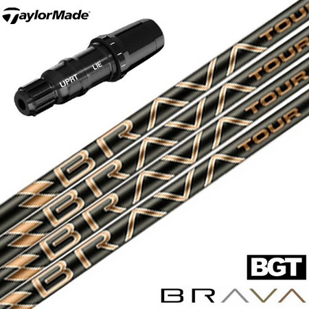 テーラーメイド スリーブ付きシャフト BGT BRAVA TOUR ブラーバ ツアー USA直輸入品 日本未発売 (Qi35／Qi10／BRNR MINI／STEALTH／SIM)