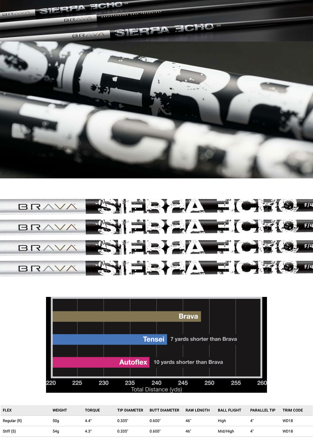 MIZUNO（ミズノ） スリーブ付きシャフト BGT BRAVA SIERRA ECHO