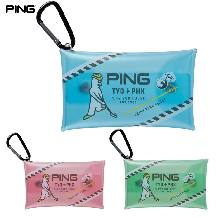 PING ピン AC-F2502 ミニポーチ ゴルフ ポーチ 小物ケース 2025年モデル 日本正規品