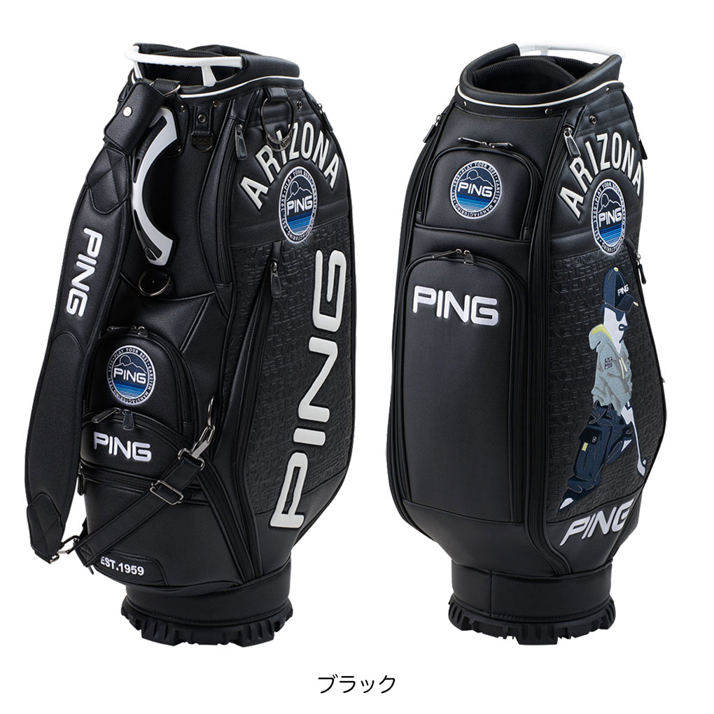 【楽ギフ_包装】 PING ストリート Mr.PING CB-N2502 キャディバッグ ピン ゴルフバッグ・キャディバッグ