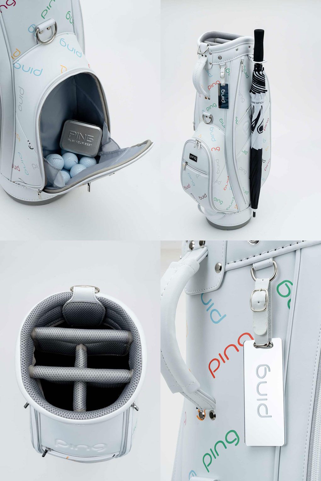 PING ピン キャディバッグ CB-L2503 モノグラム 8.5型 5分割 PING ピン キャディバッグ CB-L2503 モノグラム 8.5型 5分割