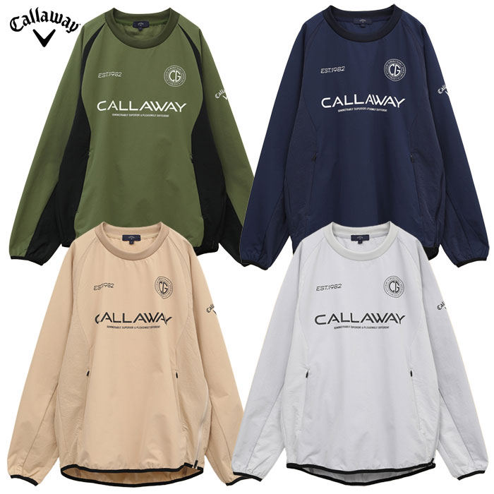 キャロウェイ 8WAYストレッチ クルーネックブルゾン C25115101 メンズ ゴルフウェア 2025春夏モデル Callaway 日本正規品