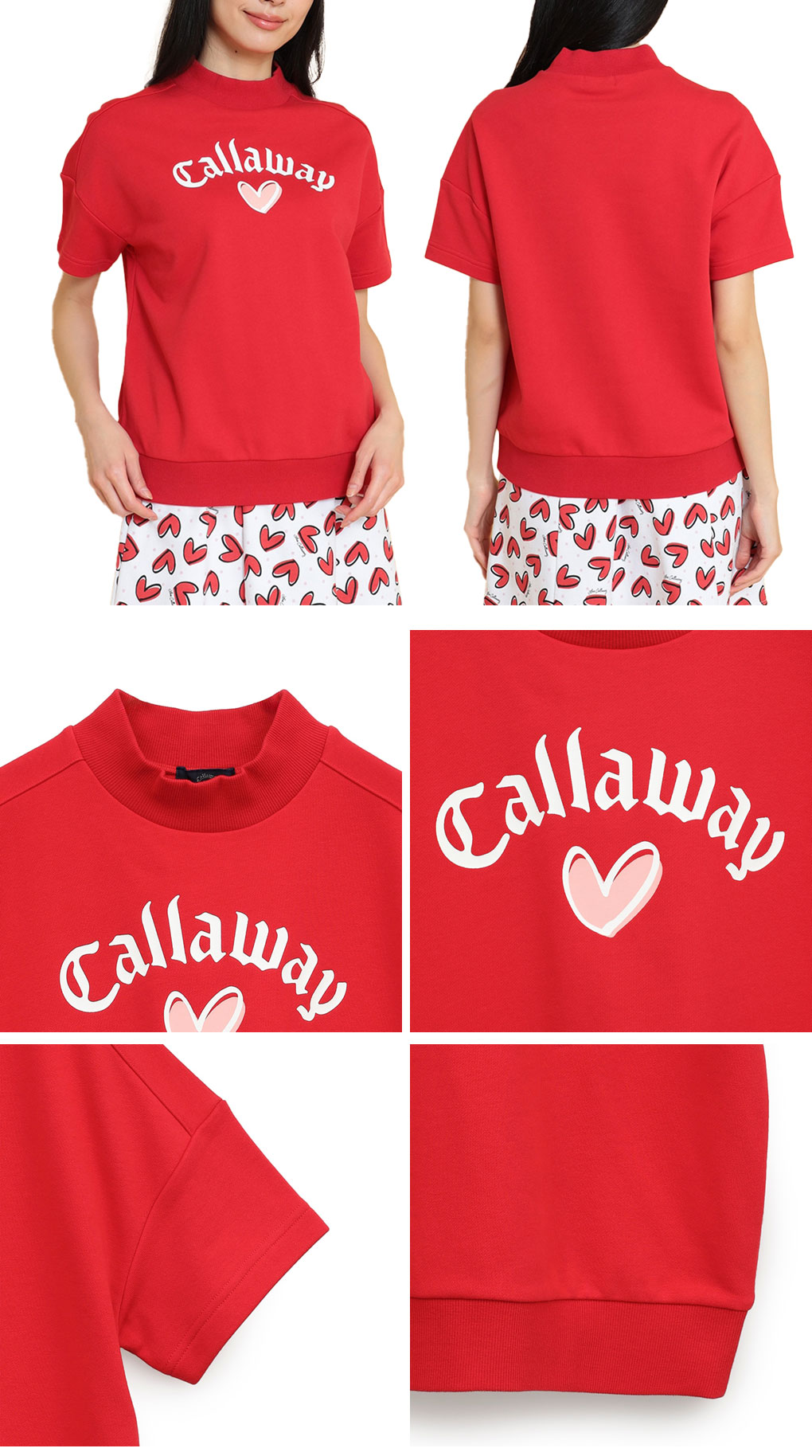 キャロウェイ 25年春夏新作 【LOVE Callaway】半袖スウェット