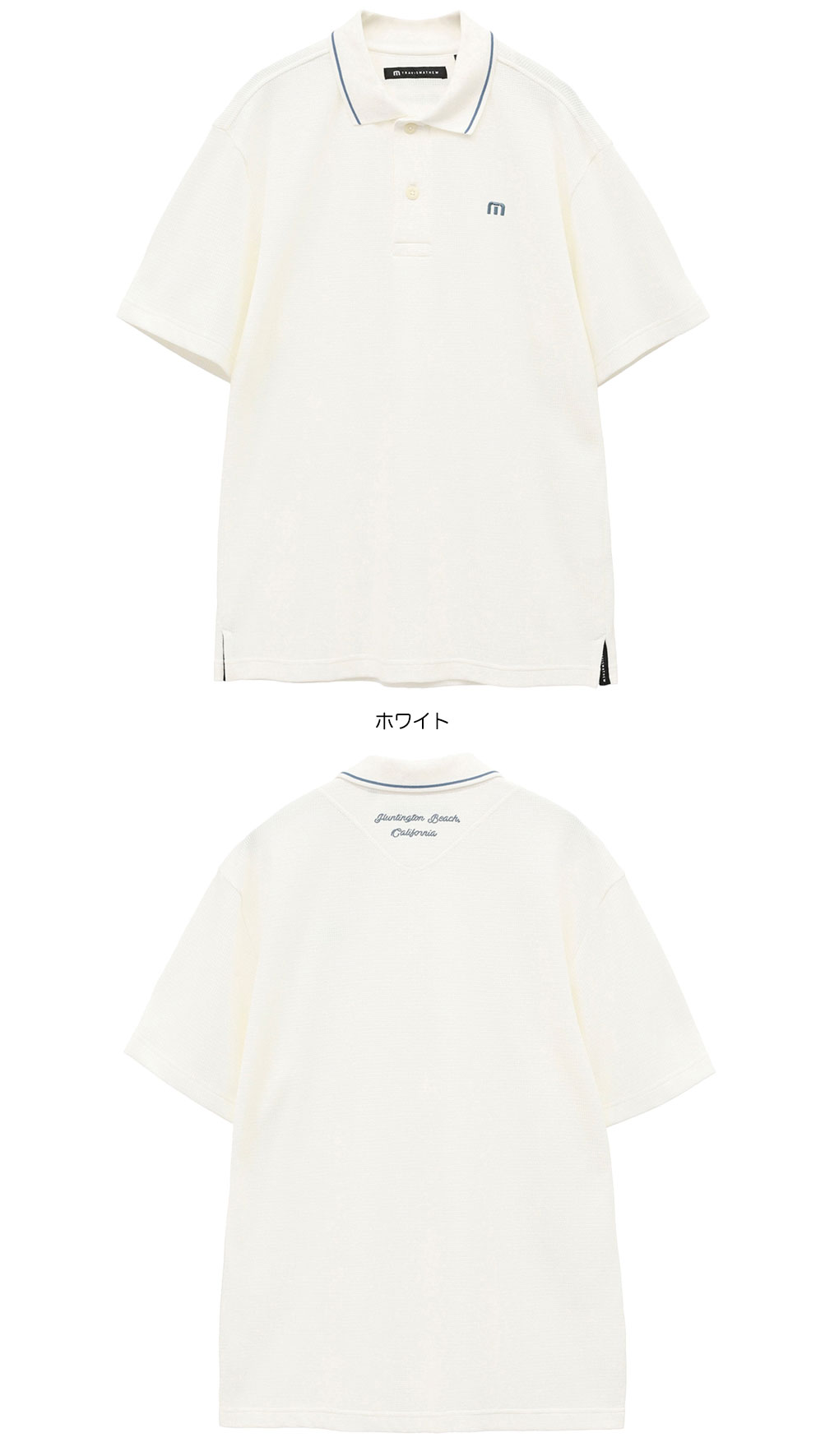 トラヴィスマシュー ワッフル 半袖ポロ 7AL012 メンズ ゴルフウェア