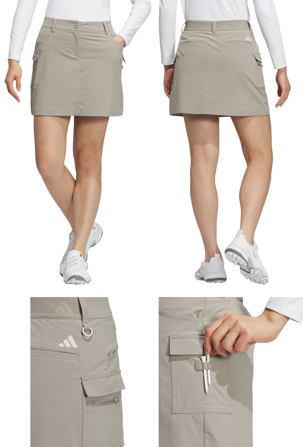 adidas（アディダス） 4way サイドポケットスカート KTI75 レディース