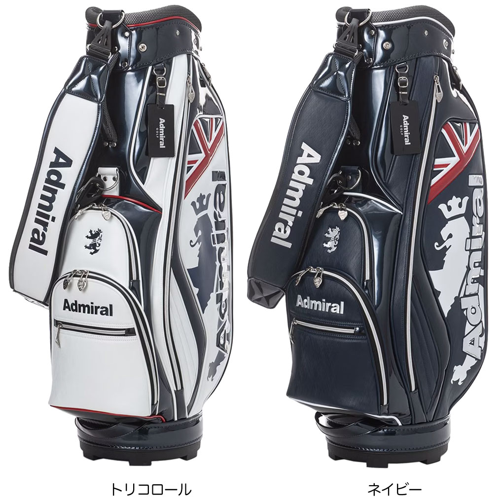 Admiral キャディバッグ ユニオンジャック柄 Admiral Golf アドミラル ゴルフ ユニオンジャック スタンド