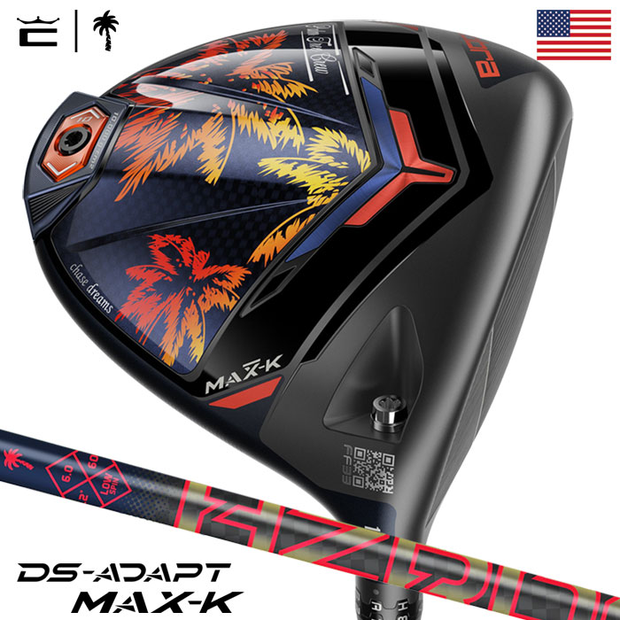 コブラ 2025 DS-ADAPT MAX-K Palm Tree Crew Driver - Limited Edition ドライバー メンズ 右用 HZRDUS Black 60 USA直輸入品 ゴルフクラブ