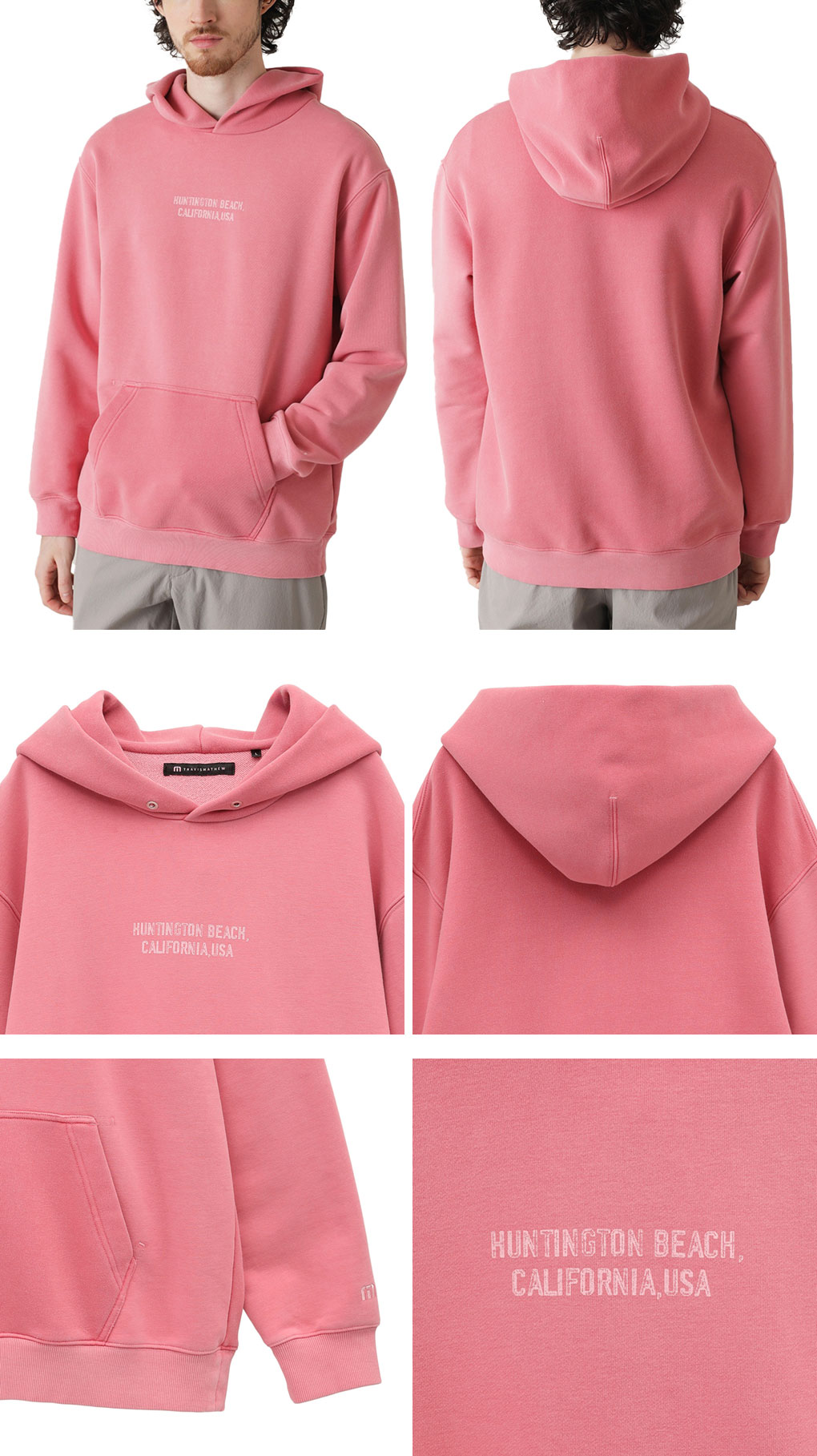 トラヴィスマシュー 製品染め スウェット フーディー 7AL004 メンズ