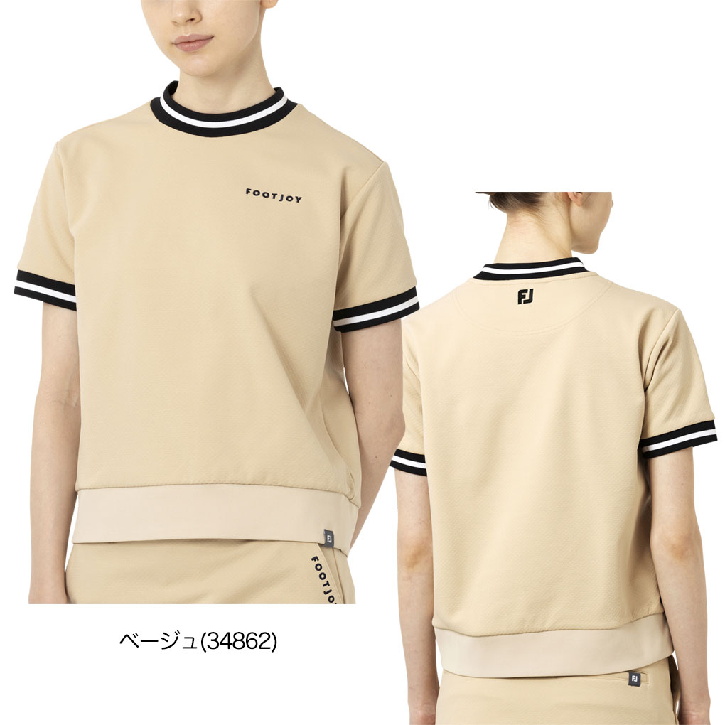 FootJoy（フットジョイ） ラインリブ半袖クルーネックスウェット FJW