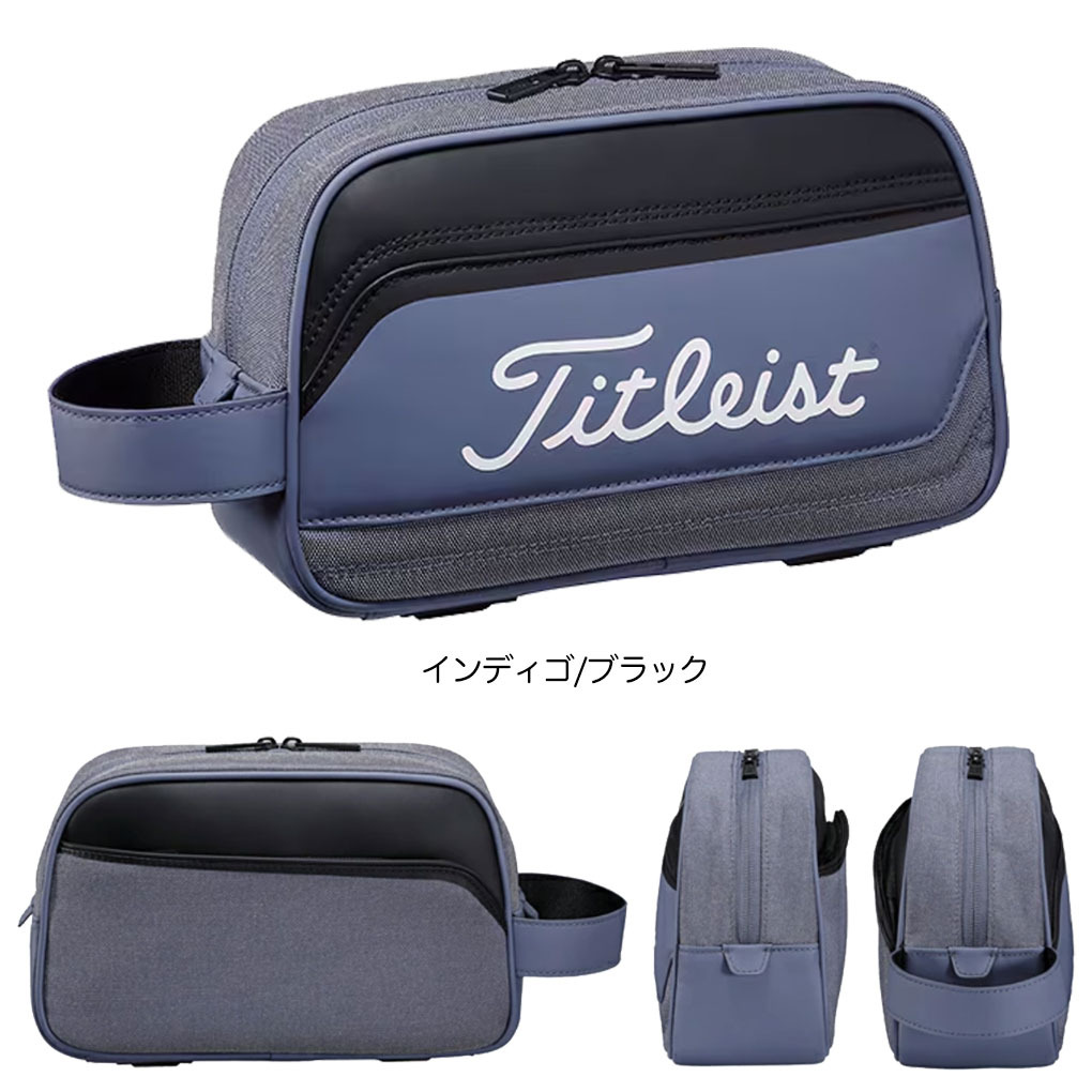 【タイトリスト】 ラージマルチポーチ ブラック　新品 タイトリストTitleistラージマルチポーチ