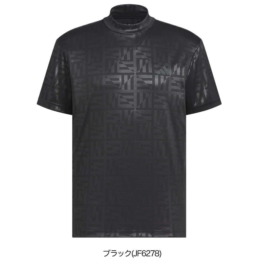 【ゴルフ】 BOSモチーフ モックネック 半袖 シャツ アディダス adidas メンズ ゴルフ 半袖シャツ BOSモチーフ