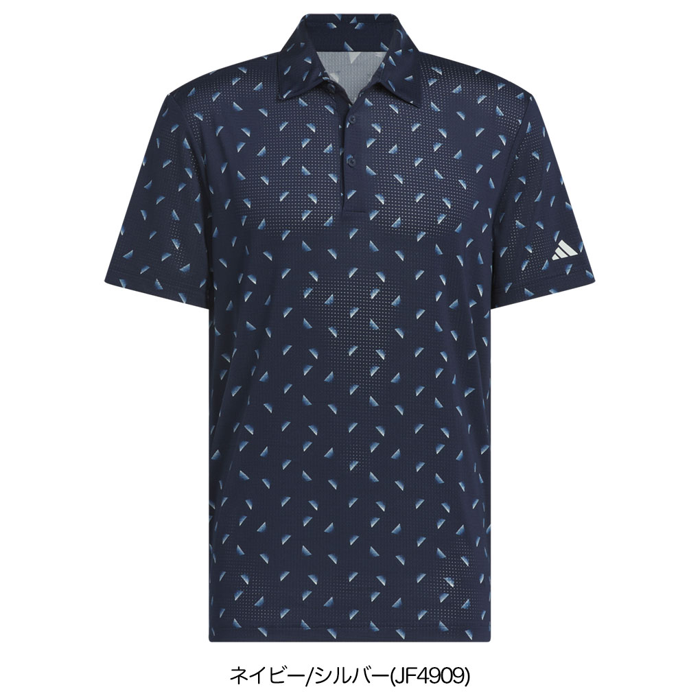 adidas（アディダス） メッシュ総柄 半袖シャツ KUH65 メンズ ゴルフ