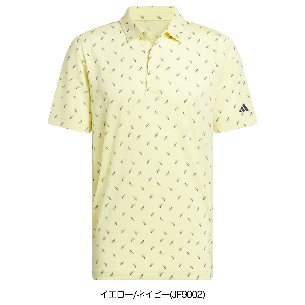 adidas（アディダス） メッシュ総柄 半袖シャツ KUH65 メンズ ゴルフ