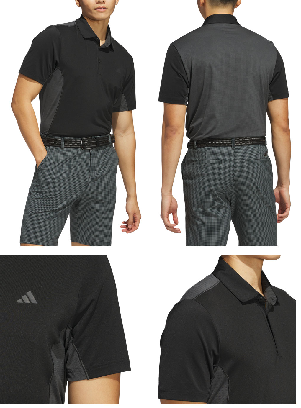 adidas（アディダス） ファブリックミックス バックメッシュ 半袖
