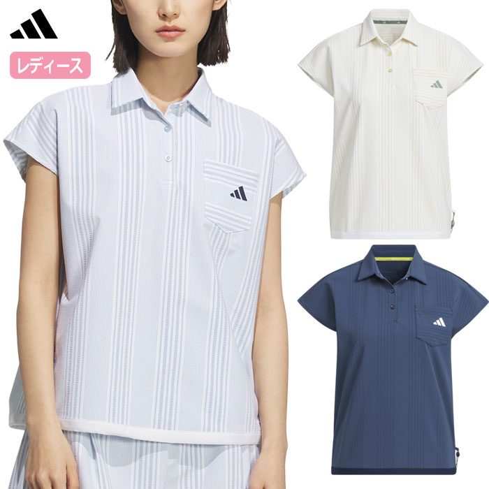 adidas アディダス シアサッカー フレンチスリーブ シャツ KTI81