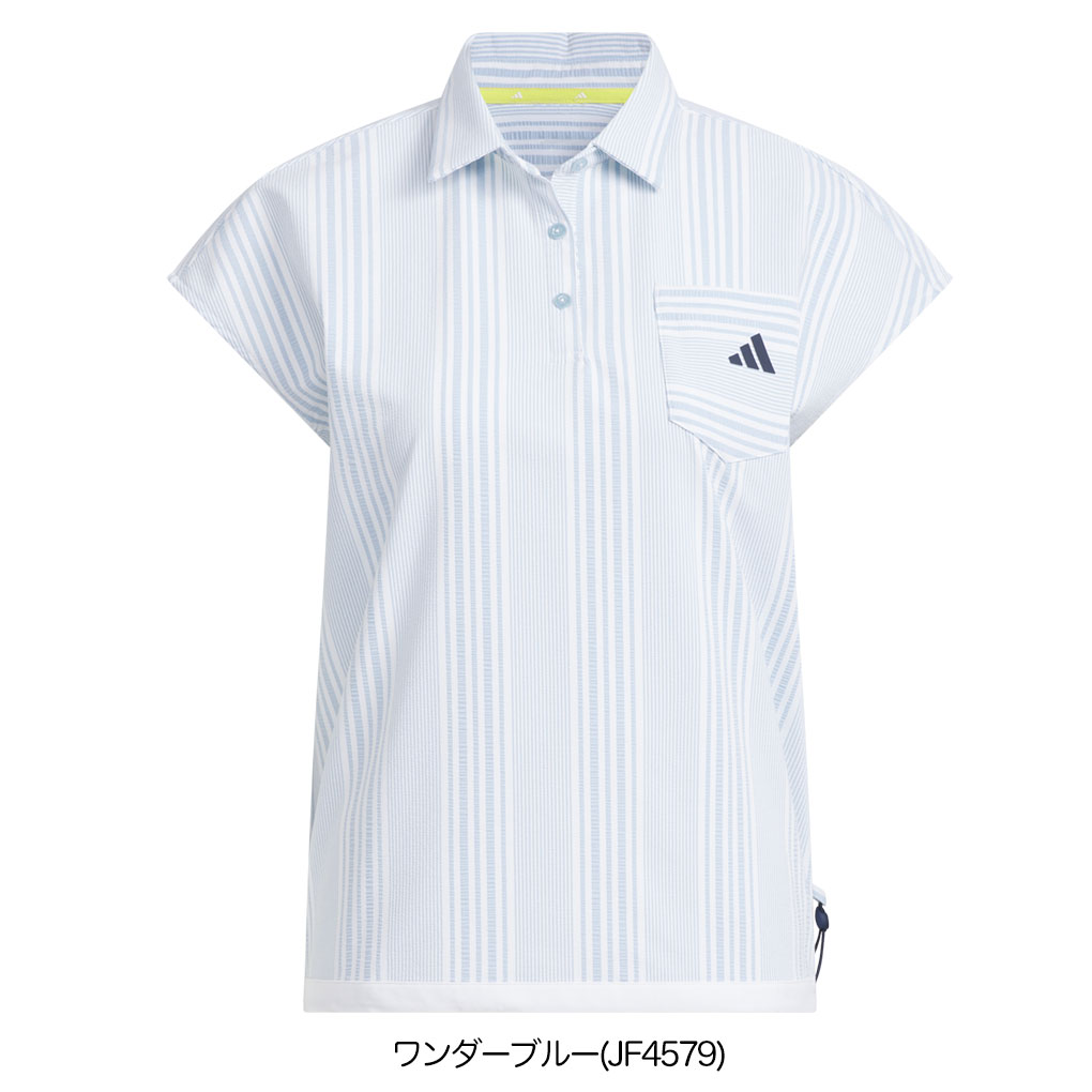 adidas（アディダス） シアサッカー フレンチスリーブ シャツ KTI81