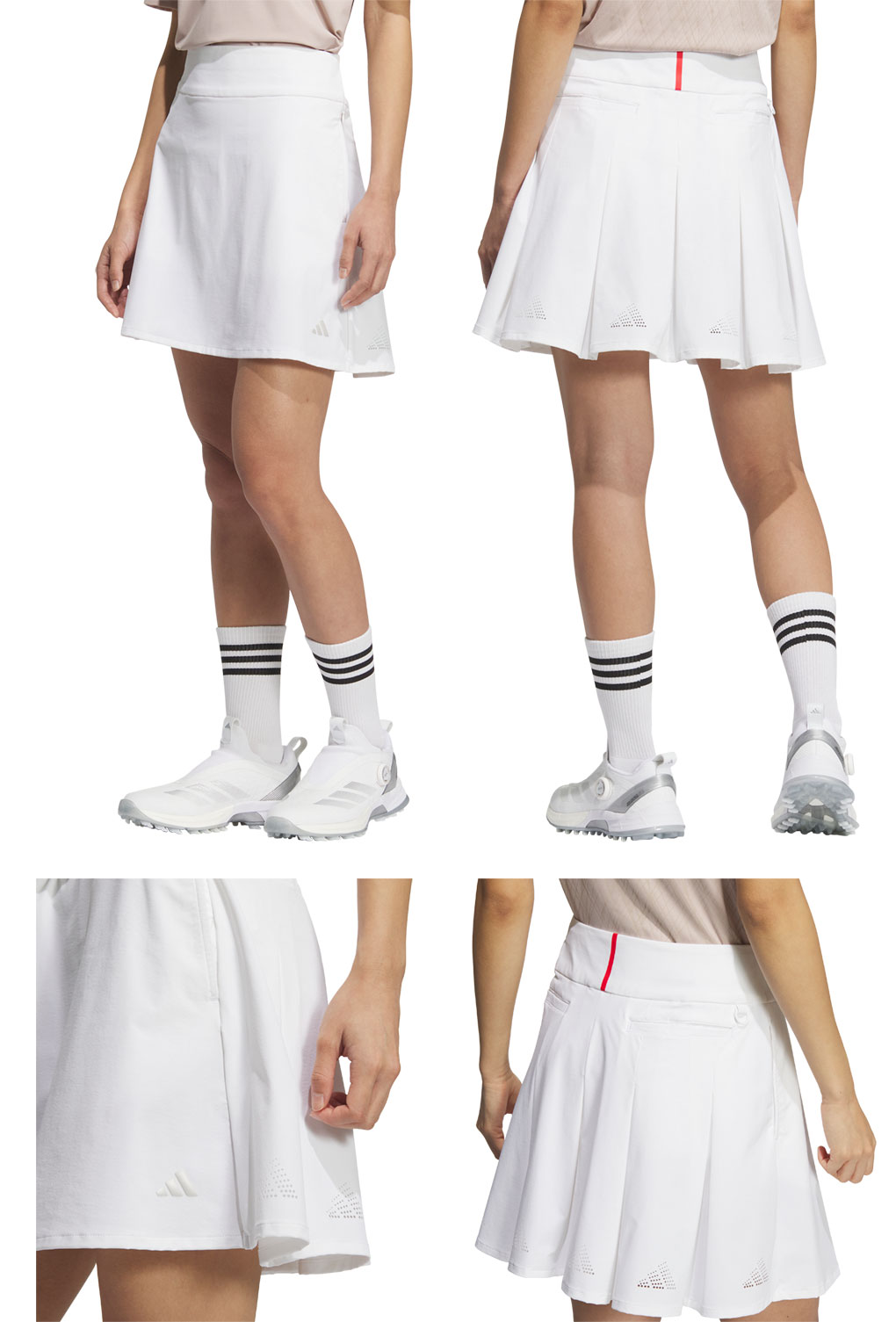 adidas ゴルフスカート adidas（アディダス） アディゼロ 撥水 バックプリーツ スカート KUK60