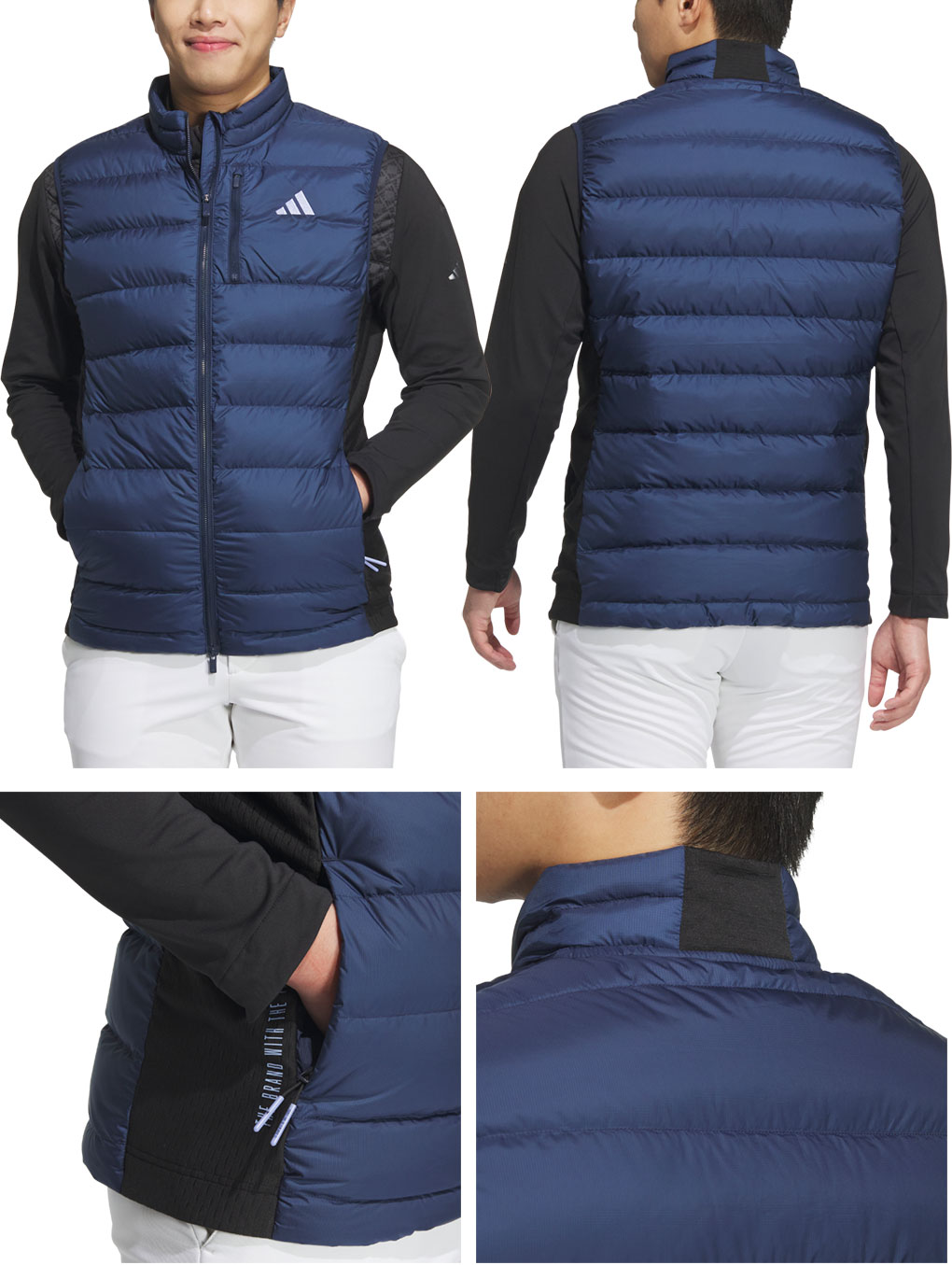 adidas（アディダス） WIND.RDY チェストポケット付き フルジップ