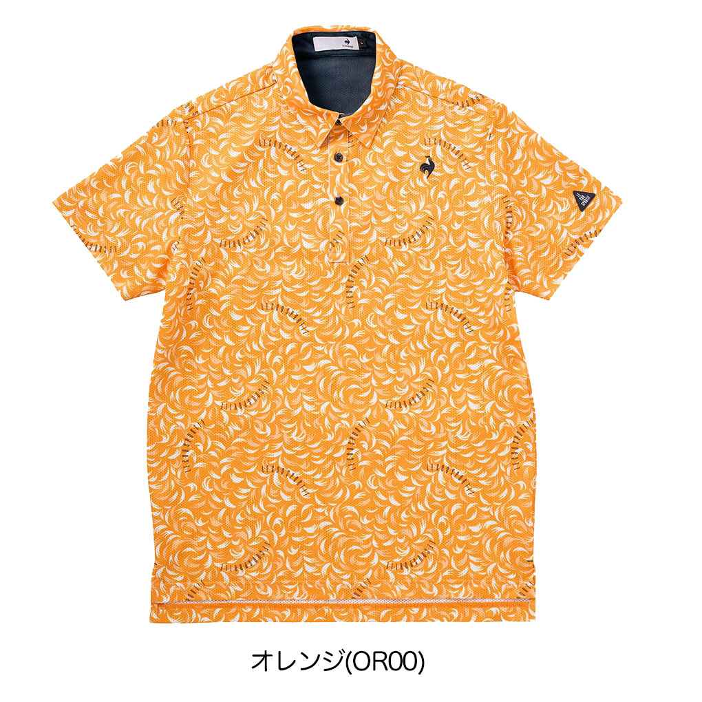le coq sportif GOLF ルコックスポルティフ 接触冷感小柄半袖 le coq sportif GOLF ルコックスポルティフ 接触冷感小柄半袖