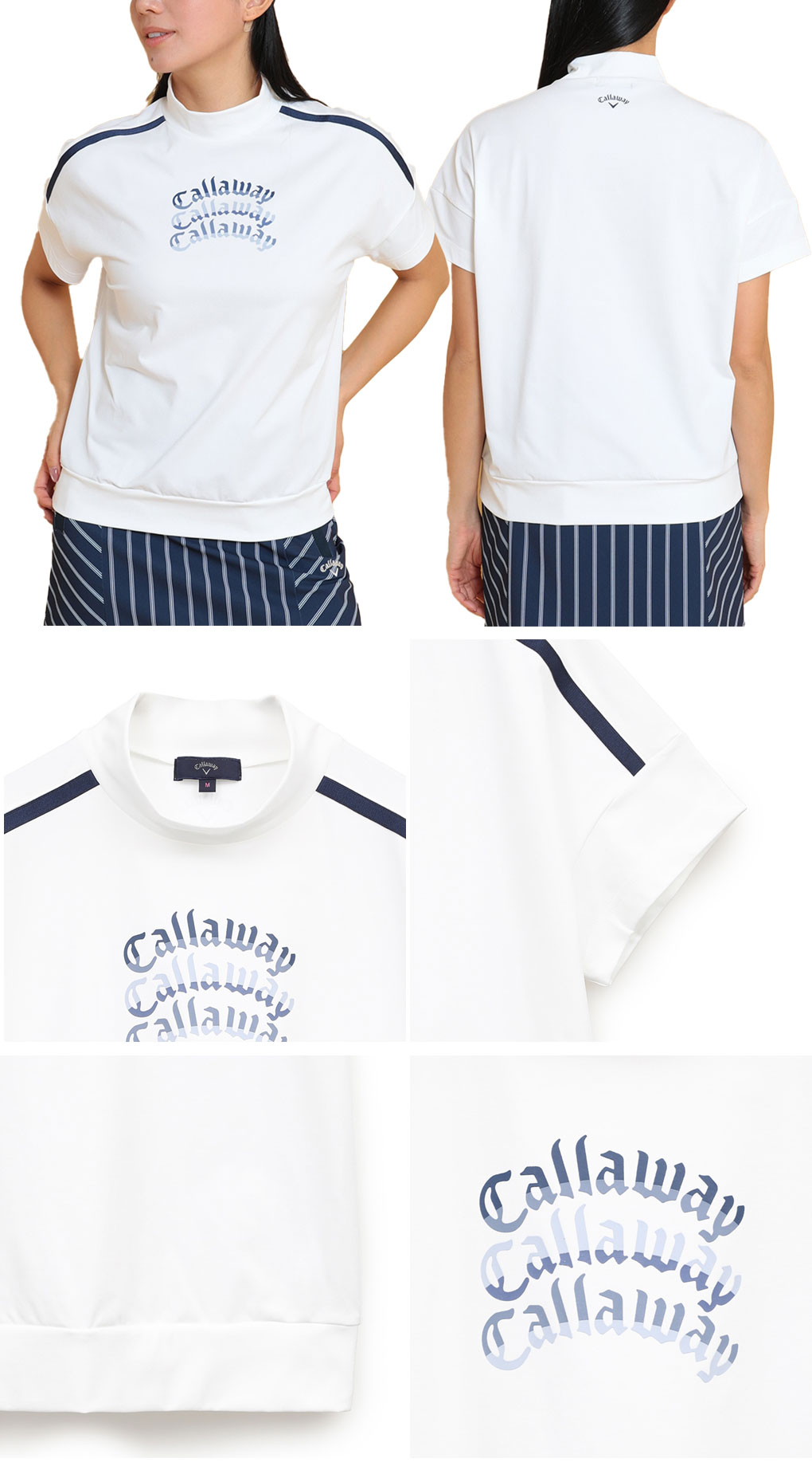 Callaway（キャロウェイ） ノースリーブセットモックネックシャツ