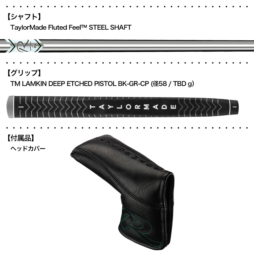 TaylorMade テーラーメイド パター TP リザーブ TR-B2TC トラス
