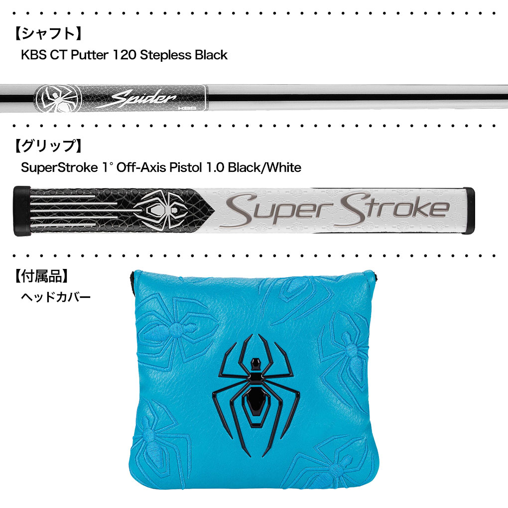 TaylorMade（テーラーメイド） パター Spider 5K-ZT メンズ 右用 33,34