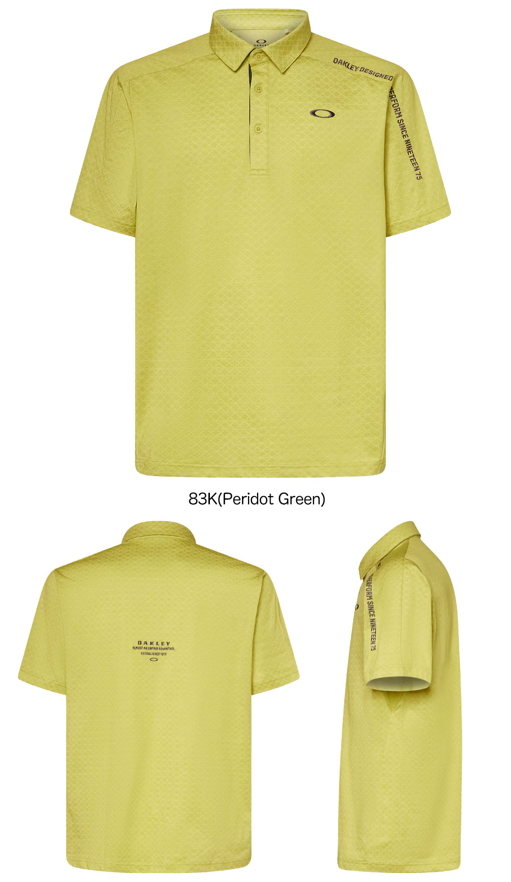 オークリー OAKLEY ポロシャツ Tech Cold Jq Shirt メンズ FOA407676 ゴルフ 2025春夏モデル 日本正規品 OAKLEY（オークリー） ポロシャツ Tech Cold Jq Shirt メンズ