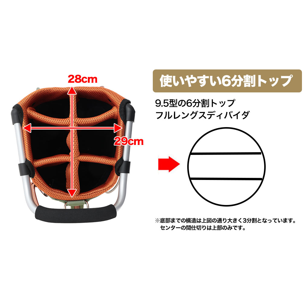 OOWLS ゴルフクラブケース 9.5型 47インチ キャスター 付き