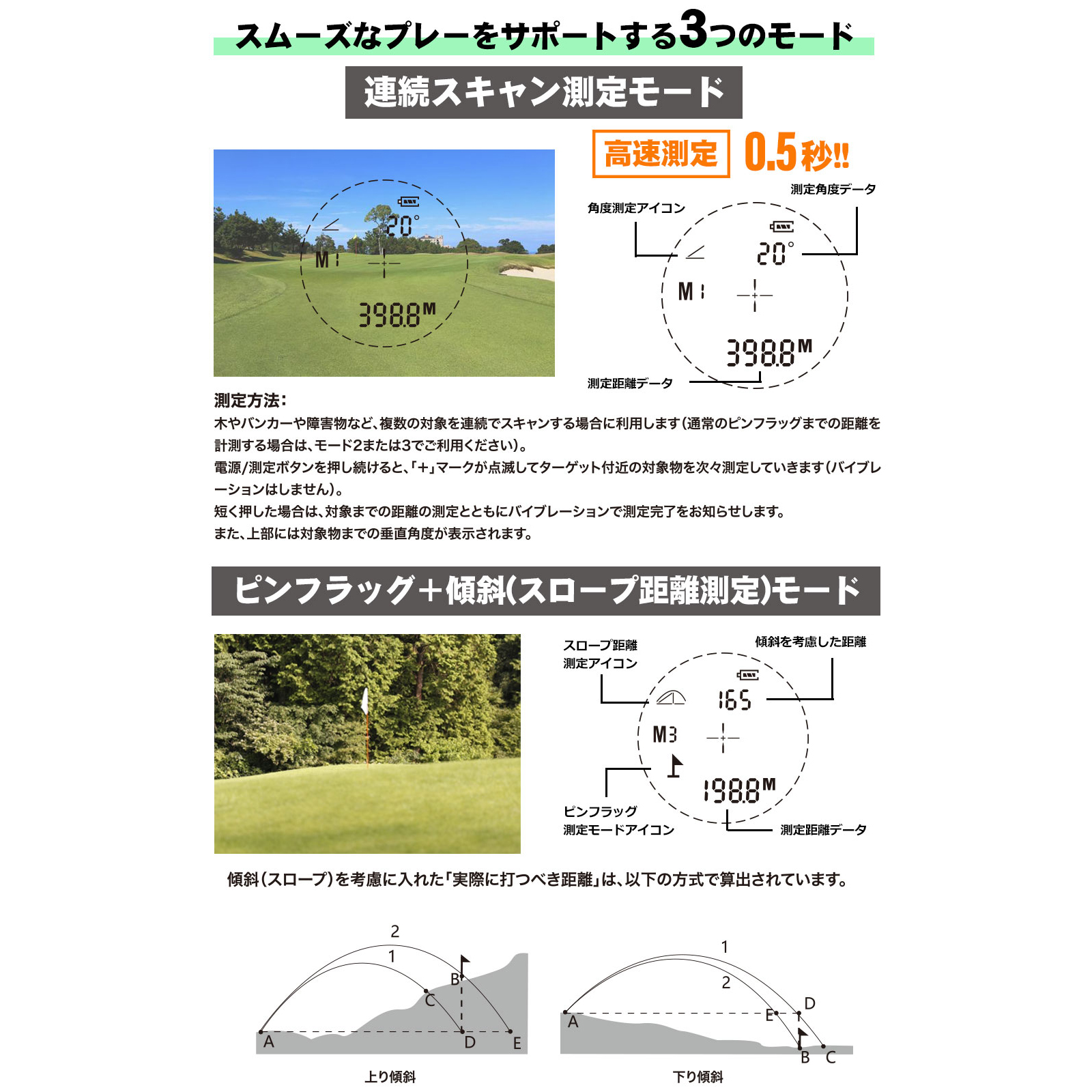 レンジファインダー レーザー距離器 軽量 コンパクト OOWLS MINI LAZER