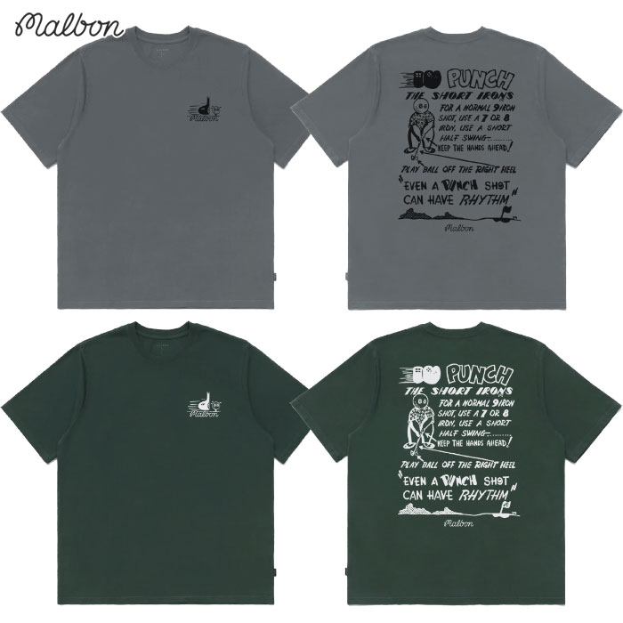 �}���{���S���t �E�F�A T�V���c M-9224 PUNCH SHOT T-SHIRT �����Y �S���t�E�F�A malbon golf 2025�H�~���f�� US���f�� ���s�A���i