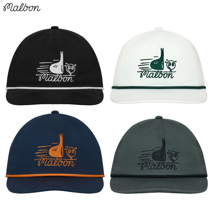 【大人気新品4点セット】野球帽Malbon Golfマルボンゴルフクラブカバー黒 マルボンゴルフ×ニューエラ】コラボ！普段使いOK！ゴルフ帽子