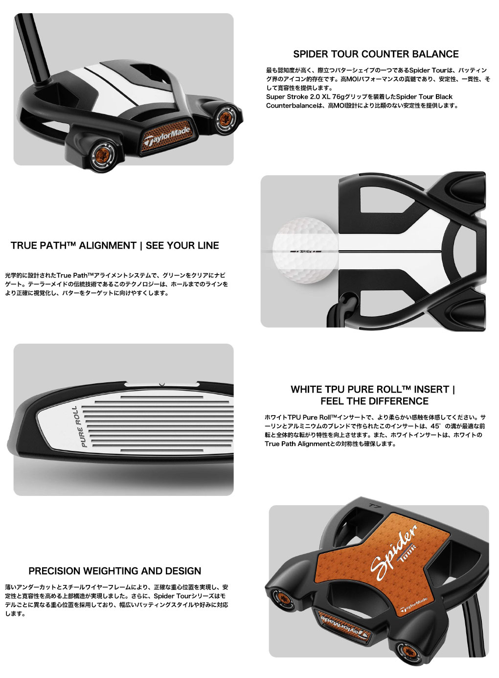 TaylorMade Spider ZT 35インチ US仕様