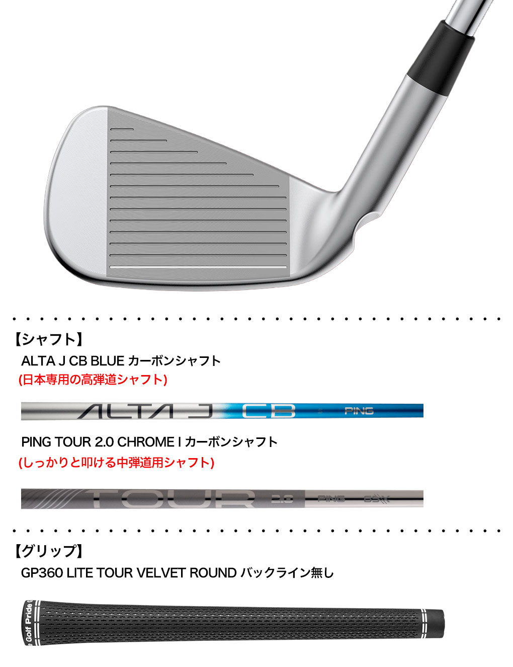 値下げしました→PING i240アイアン #6-PW PING（ピン） 特注 i240 アイアン 6本セット 右用/左用 受注生産